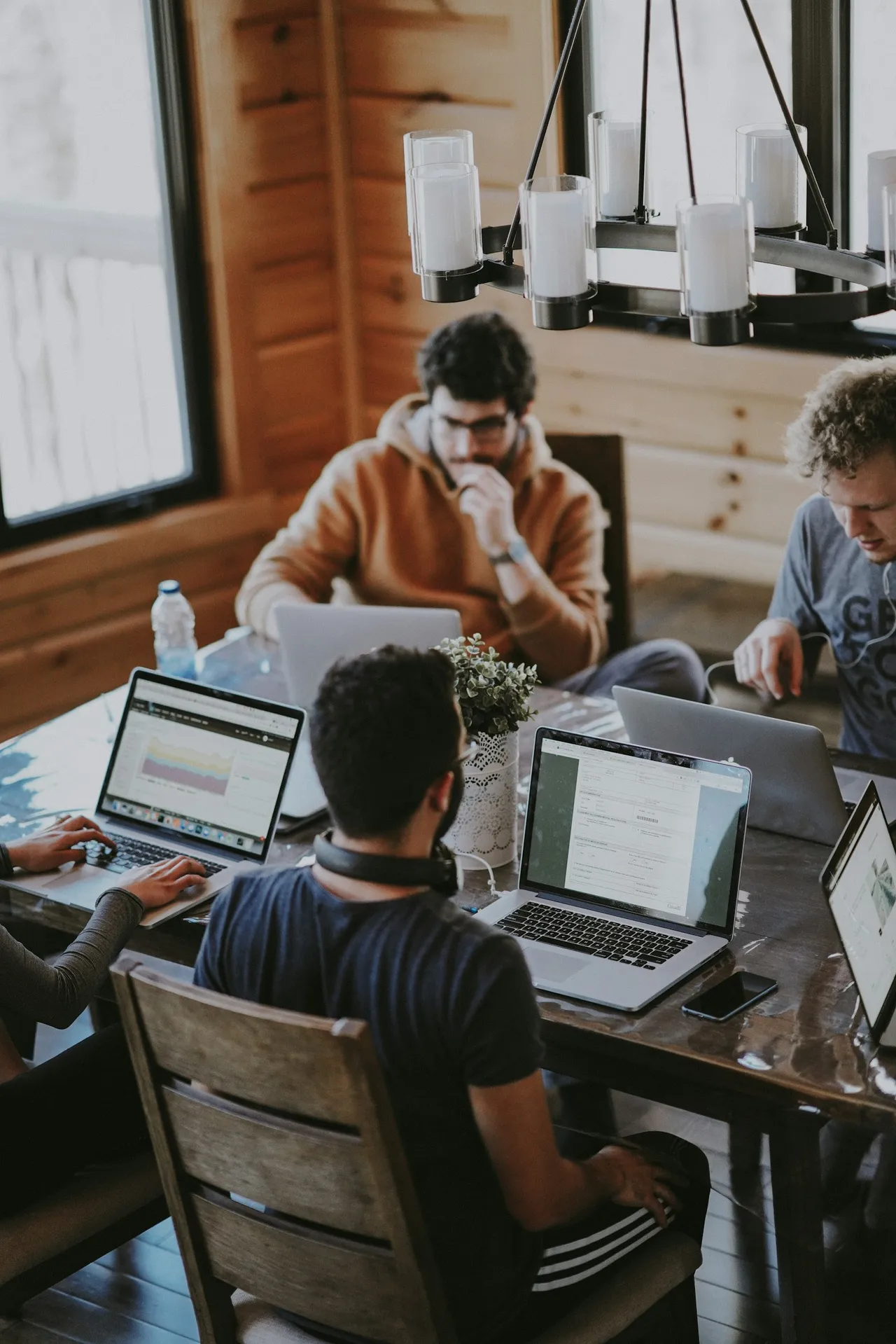 Aperture colleagues shaping a transformation plan together
